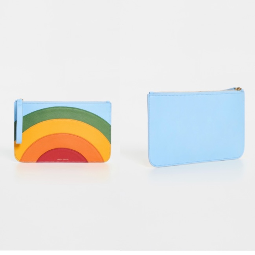 ❤️DEAL! Mansur Gavriel Classic Pouch in 🌈 Rainbow - Picture 7 of 15